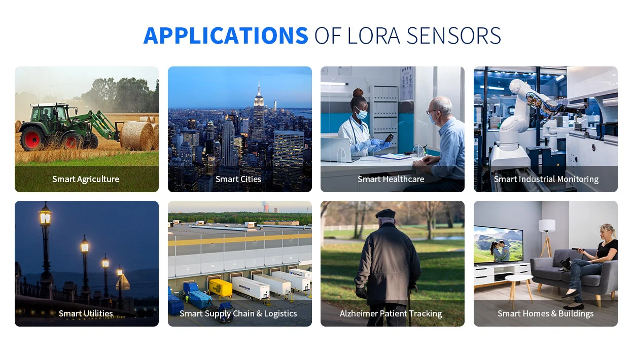 Applications des capteurs LoRa