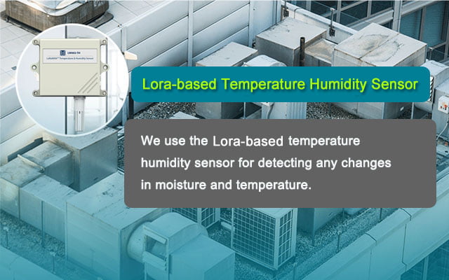 Sensor de temperatura y humedad LoRaWAN