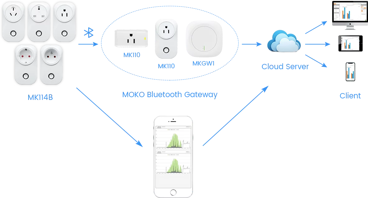 How MK114B Bluetooth smart plug work