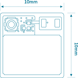 Διάγραμμα δομής μονάδας MK01 Tiny Bluetooth