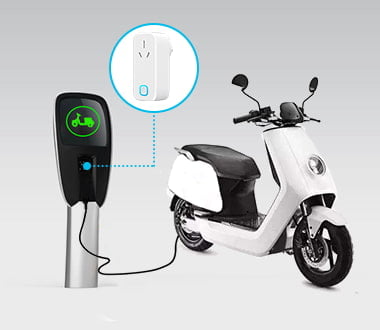 mk116 wifi smart plug for Motorcycle Charging Metering