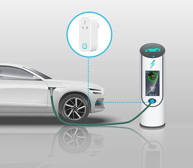 Enchufe inteligente wifi mk116 para medición de carga de automóviles