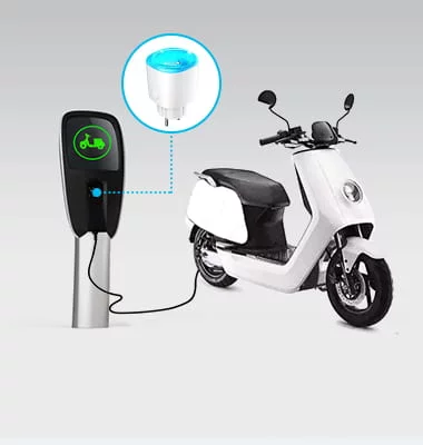 Использование Bluetooth Smart Plug MK115B для измерения заряда мотоцикла