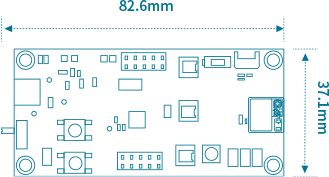 mk01-kit płytka rozwojowa bluetooth Schemat struktury