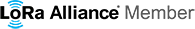 Logotipo de menber de la alianza LoRa