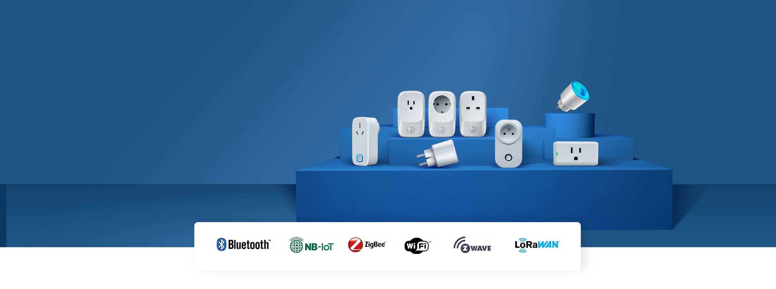 IoT smart outlet socket banner