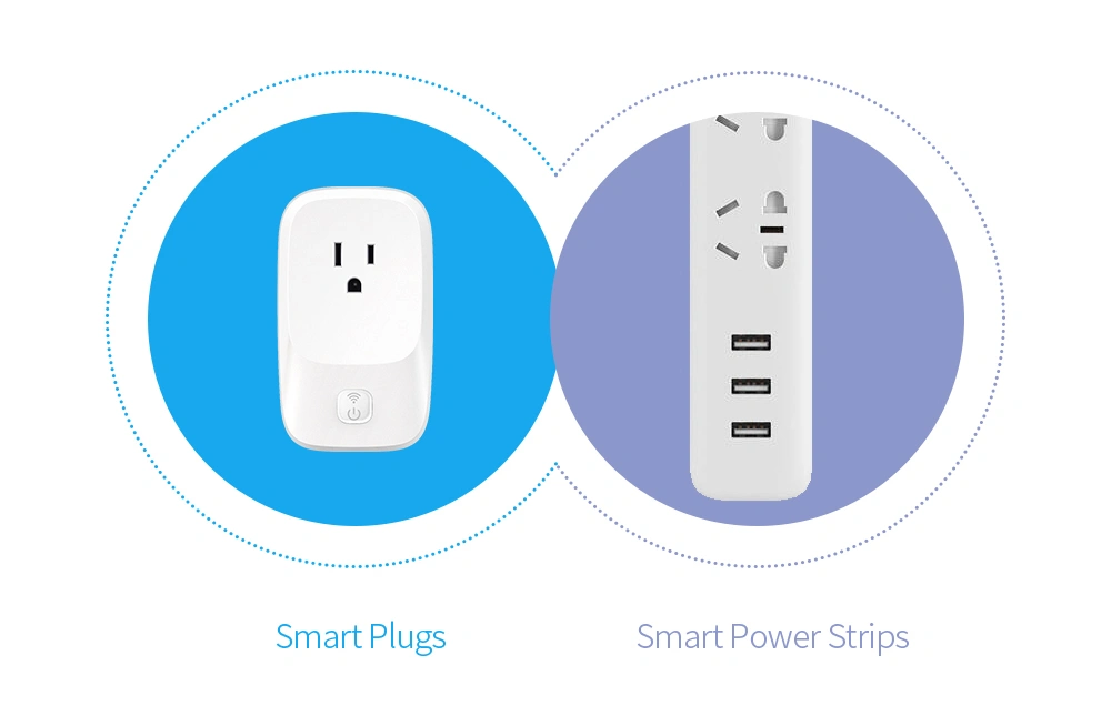 スマートプラグソケットとスマート電源タップ