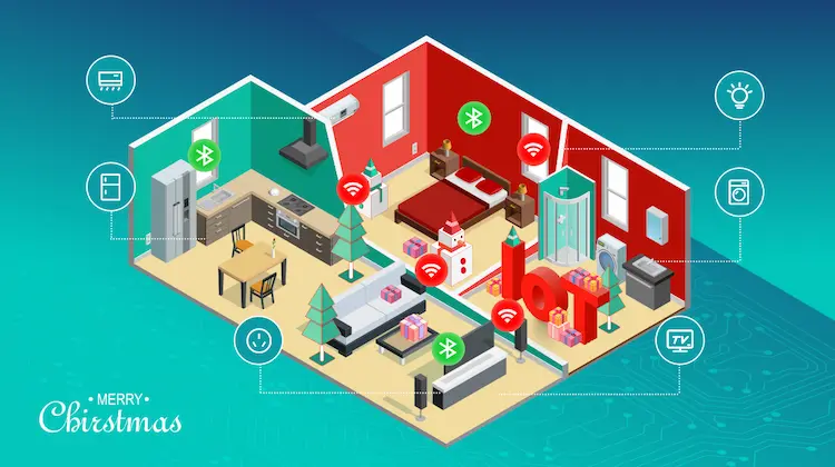 ioT in home during Christmas 2021