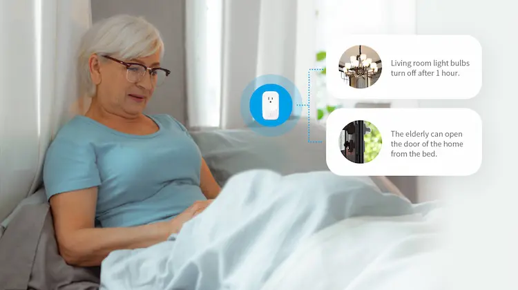Intelligent control of home appliances is good for the elderly with poor legs
