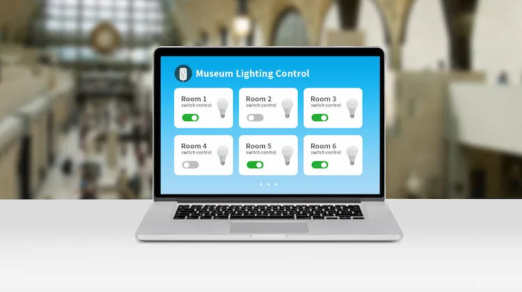 Controle de instalações convenientes - IoT em museu