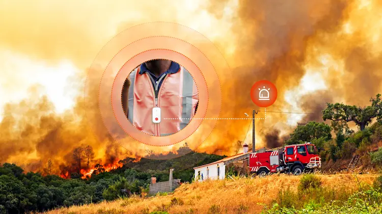 Envie um alerta alarmante - Sensor detector de incêndio IoT