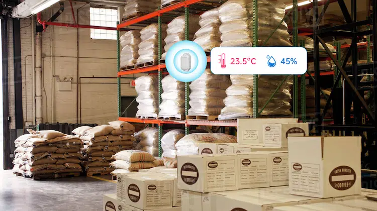 Coffee storage Internet of Things - coffee supply chain