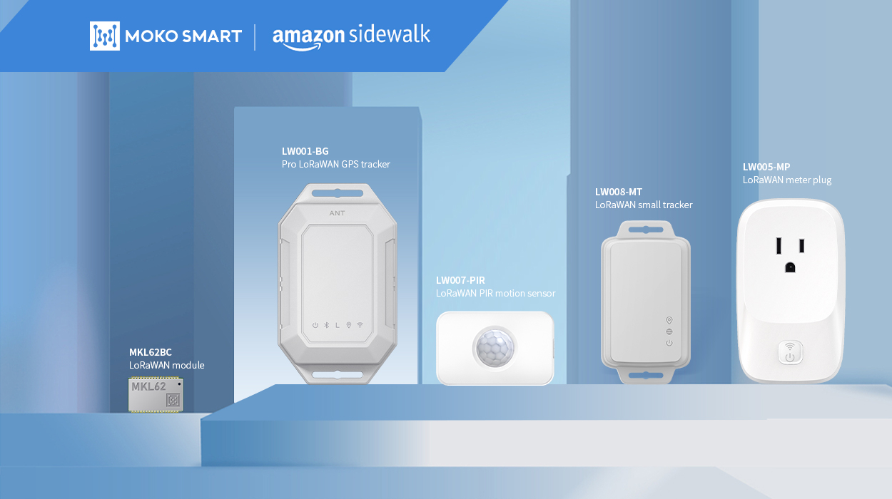 Amplíe su gama de dispositivos IoT con Amazon Sidewalk Devices de MOKOSmart