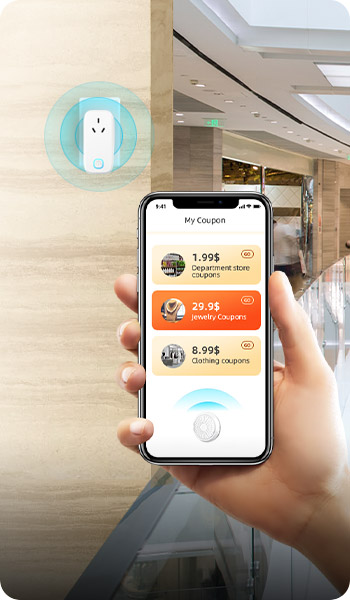 La promotion de la publicité est l'une des applications de notre passerelle Bluetooth vers Wifi