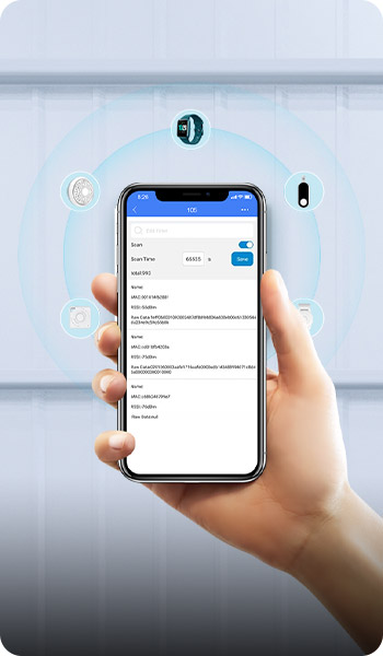 Access Control Management is one of applications of our Bluetooth to Wifi gateway