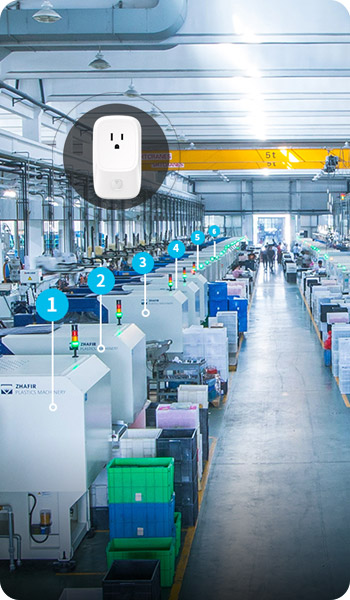 Industrial Automation is one of applications of our Bluetooth to Wifi gateway