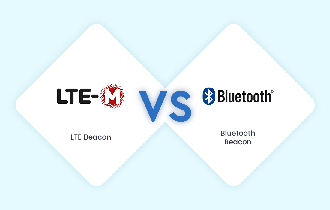 Balise LTE contre. Balise Bluetooth