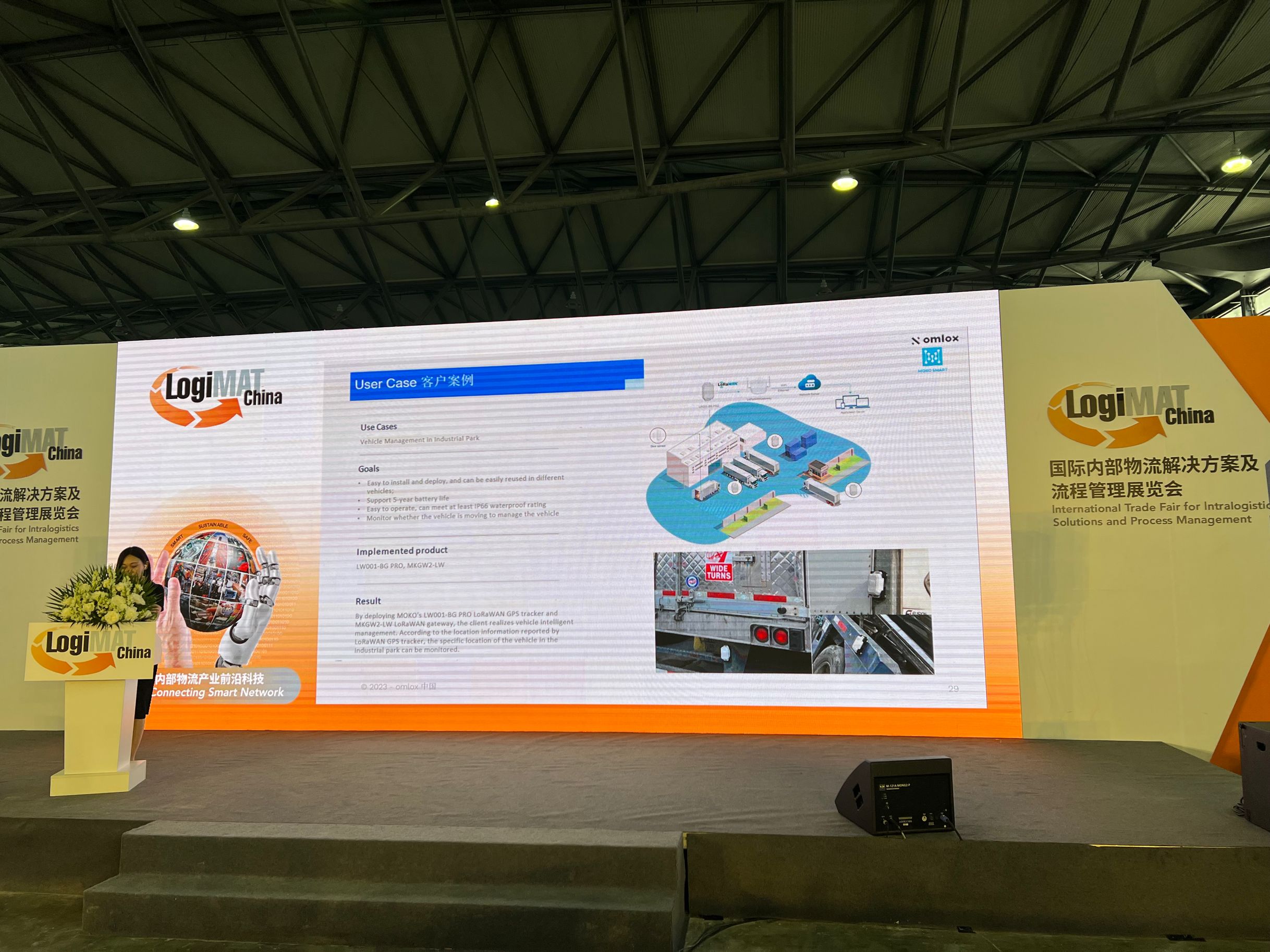 Customer Success Stories MOKOSmart shows in the logimat china 2023