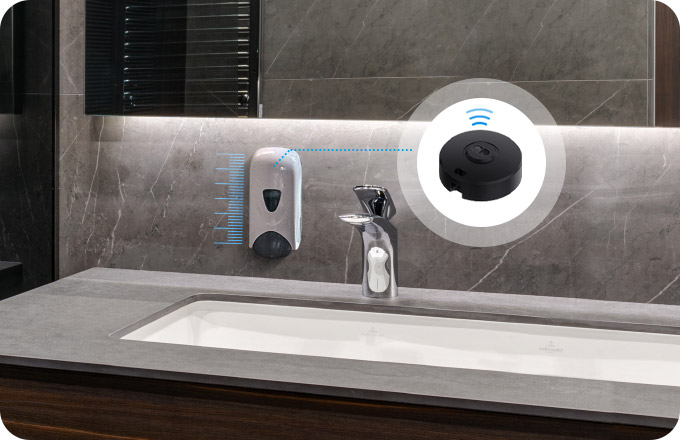 Το TOF Sensor Beacon μπορεί να χρησιμοποιηθεί στην τουαλέτα