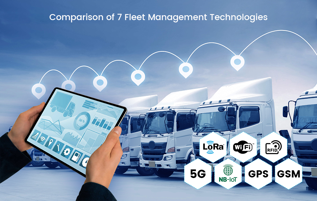 Jämförande 7 IoT Fleet Management Technologies: Att fatta välgrundade beslut för effektiv tillgångsspårning