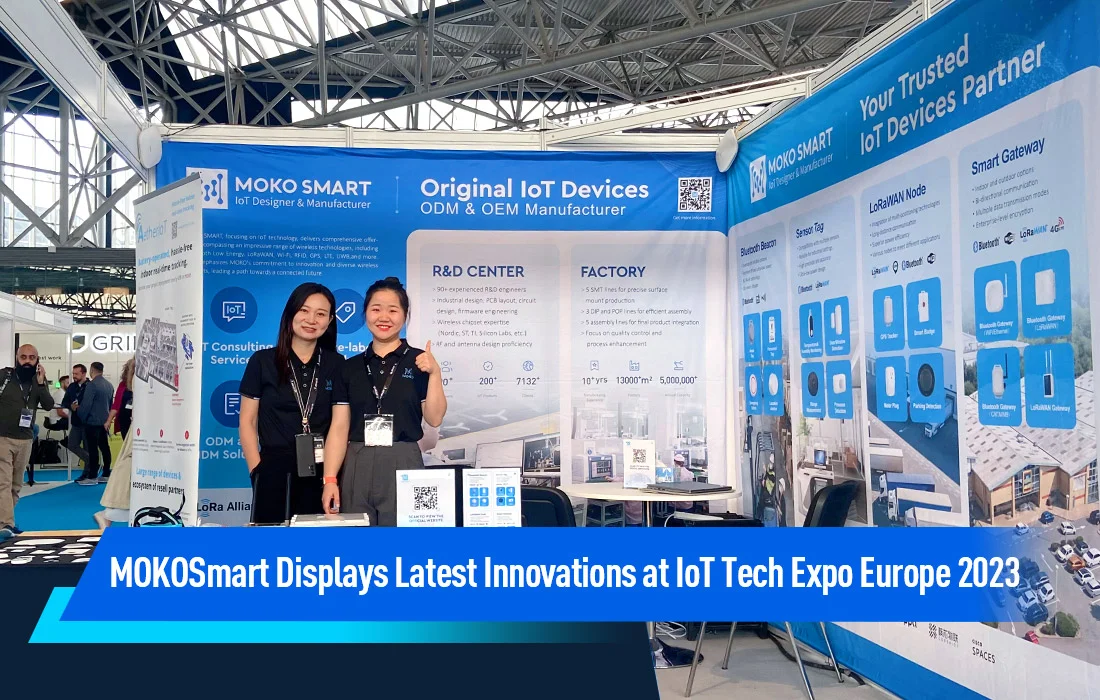Η MOKOSmart παρουσιάζει τις τελευταίες καινοτομίες στην IoT Tech Expo Europe 2023