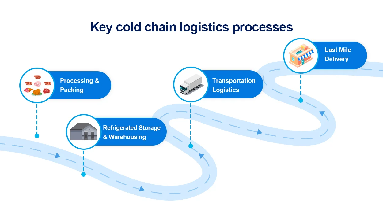 4 key cold chain processes