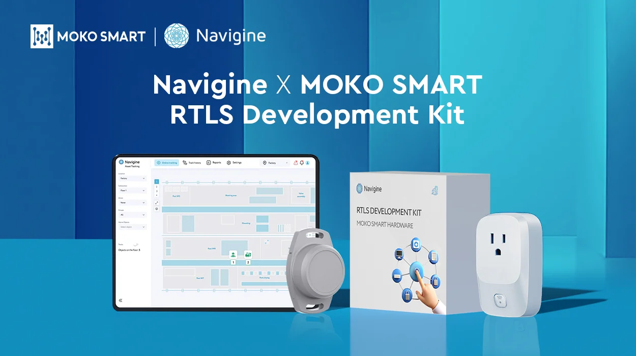 mokosmart 和 navigine 推出 RTLS 開發套件