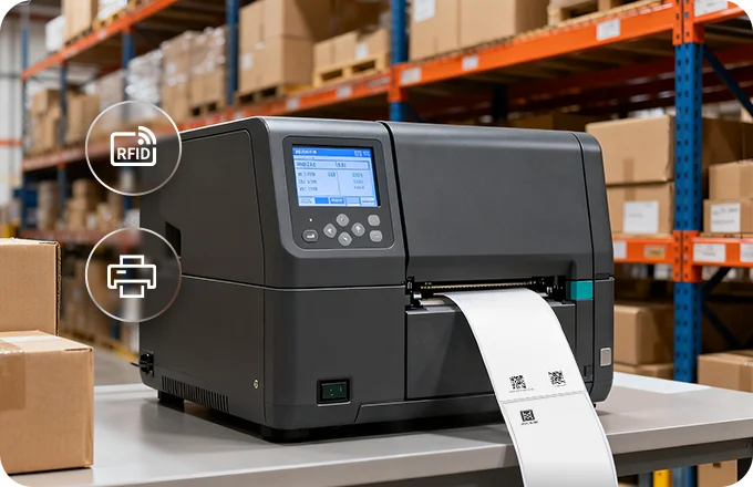 On-metal printer activating UT3 during printing for one-step deployment