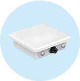 LW003-B Pro-B rechargeable Bluetooth to LoRaWAN bridge icon on blue background