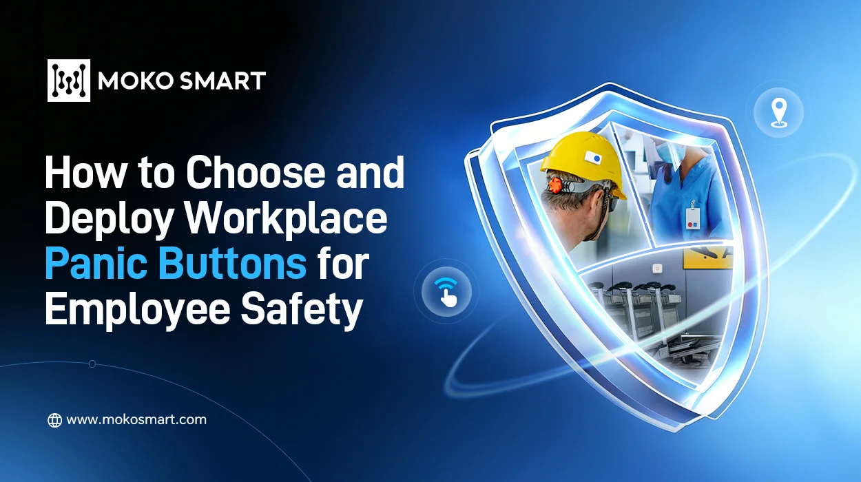 Workplace panic buttons for employee safety in healthcare, industrial, and facility environments