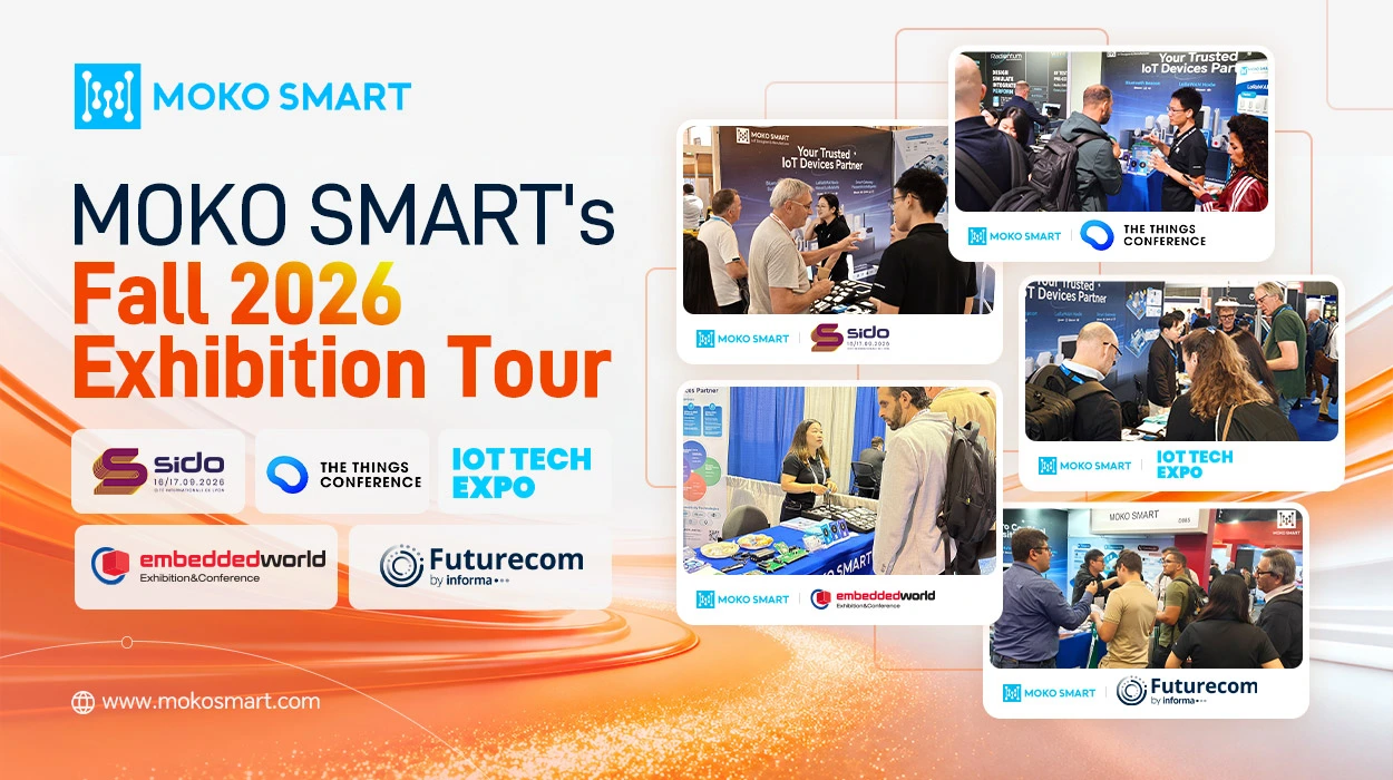 MOKO SMART's fall 2026 exhibition tour across five industry events.